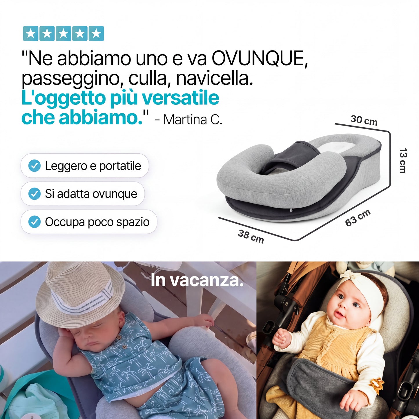 Nortenza — Fino a 5 Ore di Sonno Filato Sistema Comfort 15°
