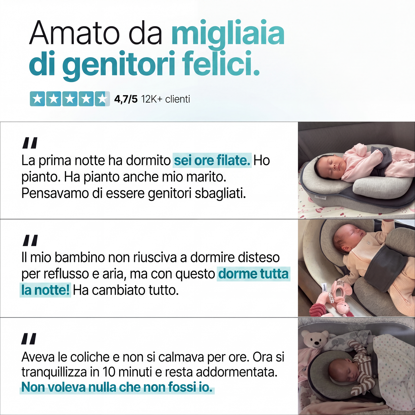 Nortenza — Fino a 5 Ore di Sonno Filato Sistema Comfort 15°